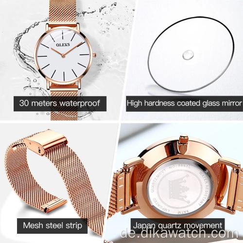 OLEVS Luxus Männer Leder Quarzuhr Ultra Thin Kalender Minimalistische Casual Business Slim Uhren Mann 2021 Heißer Verkauf Reloj